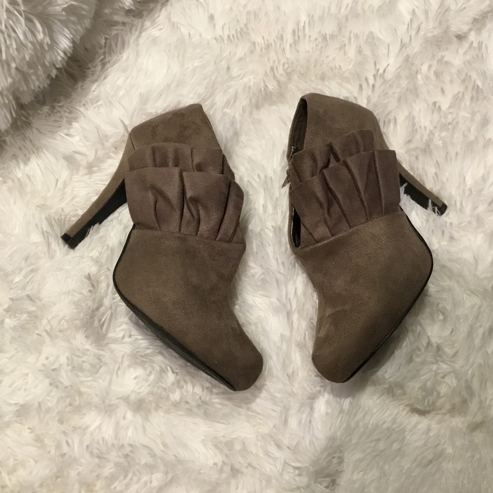 Cato Suede Booties - Picture 1 of 3